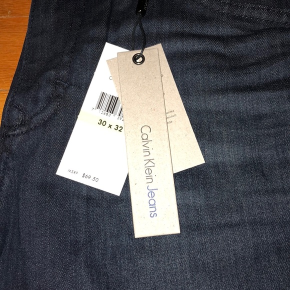 BNWT CALVIN KLEIN MENS JEANS SZ.30x32 SLIM - Picture 2 of 4
